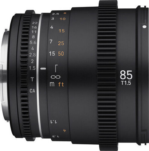 Samyang Full Frame Φωτογραφικός Φακός MF 85mm T1,5 VDSLR MK2 Telephoto για Canon RF Mount Μαύρος