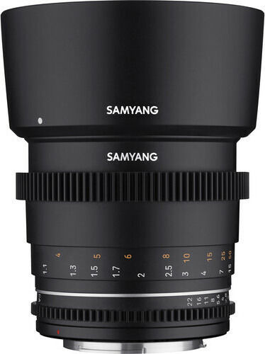 Samyang Full Frame Φωτογραφικός Φακός MF 85mm T1,5 VDSLR MK2 Telephoto για Canon RF Mount Μαύρος