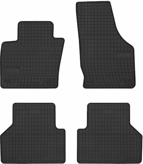 Frogum Set of Front and Rear Mats 4pcs for Audi Q3 2011 Black