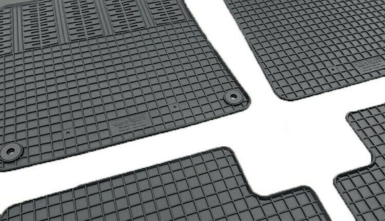 Cik Set of Front and Rear Mats 4pcs for Peugeot 508 2011-2018 Black