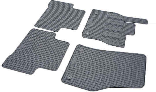 Cik Set of Front and Rear Mats 4pcs for Volkswagen Touran 2015 Black