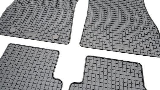 Cik Set of Front and Rear Mats 4pcs for Nissan Juke 2010-2019 Black