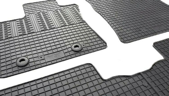 Cik Set of Front and Rear Mats 4pcs for Toyota Verso 2009-2013 Black