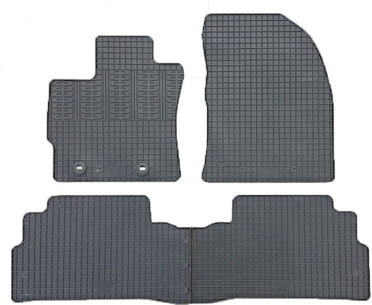Cik Set of Front and Rear Mats 4pcs for Toyota Verso 2009-2013 Black
