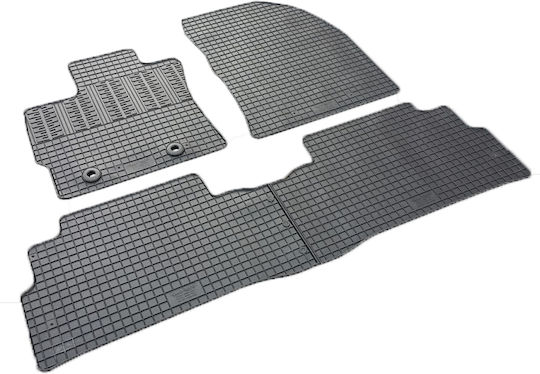 Cik Set of Front and Rear Mats 4pcs for Toyota Verso 2009-2013 Black