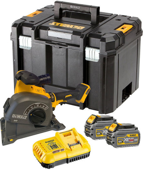 Dewalt Wall Chaser 18V Fără perii 2x6Ah cu Sistem de Aspirație