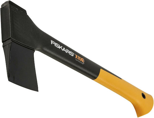 Fiskars S X10 Axt Zerkleinerung Länge 44.5cm und Gewicht 1000gr mit Fiberglasgriff