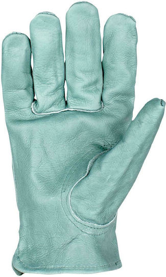 STOP Gloves for Work Green Leather Cutting edge 1pcs