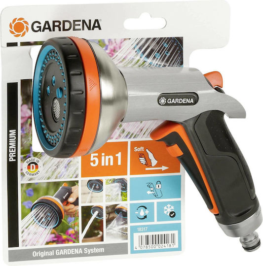 Gardena Premium Πιστόλι Νερού 5 Λειτουργιών