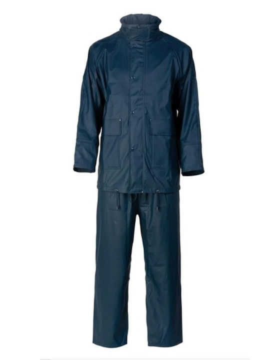 Ergo Waterproof and Windproof Work Suit Blue