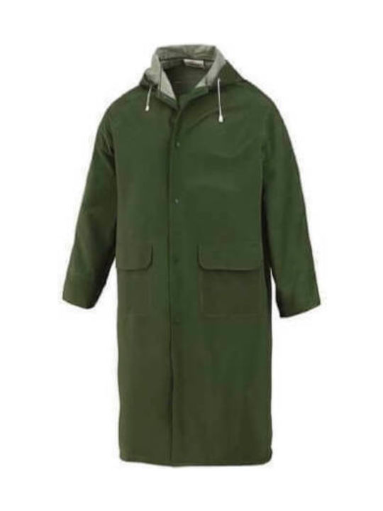 FFG Waterproof Trenchcoat Work PVC Green