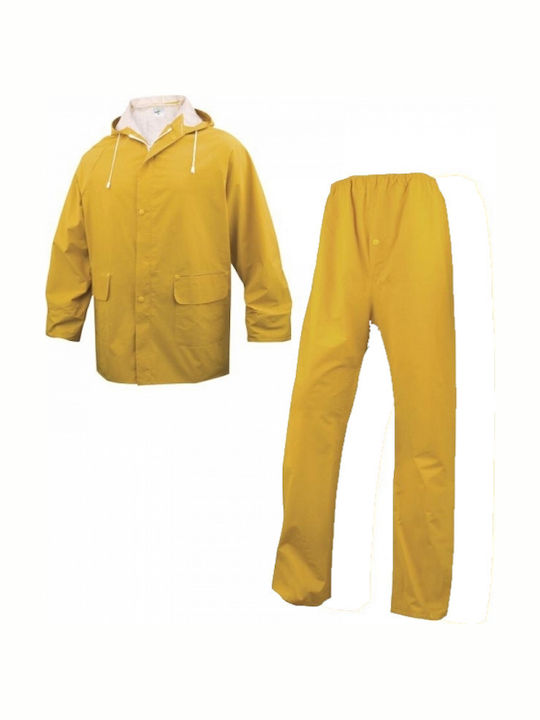 Delta Plus 304 Waterproof and Windproof Work Suit Yellow EN304JA