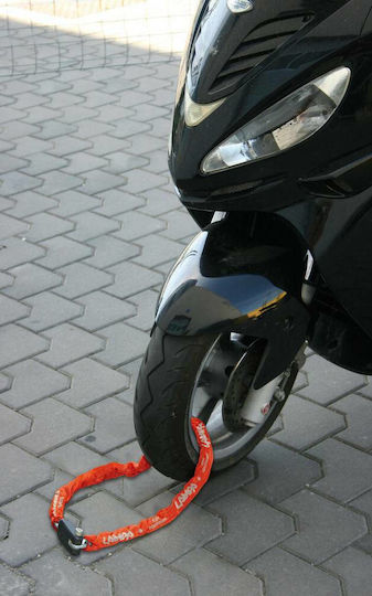 Lampa Snake Chain Αντικλεπτική Αλυσίδα Μοτοσυκλέτας με Κλειδαριά και Μήκος 100εκ. Μαύρο Χρώμα