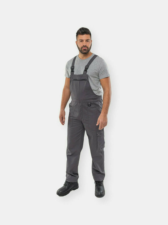 Axon Work Coverall Dungarees Gray Γκρι