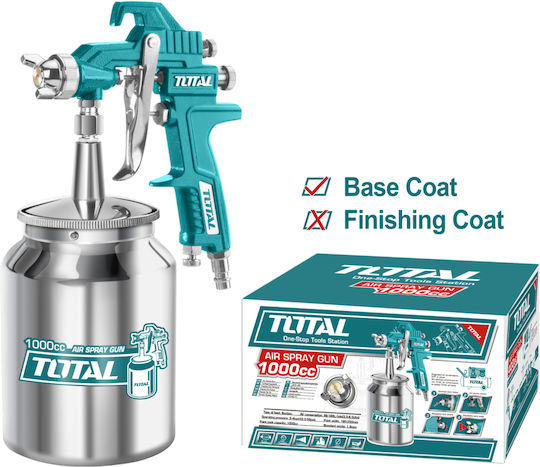 Total TAT11005 Πιστόλι Βαφής Αέρος Κάτω Δοχείου 1.8mm