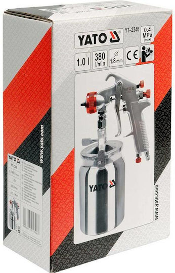 Yato Pistol De Vopsit Cu Aer Sub Tumbler 1.8mm