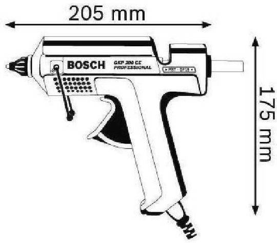 Bosch GKP 200 CE Πιστόλι Θερμοκόλλησης 500W για Ράβδους Σιλικόνης 11mm