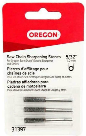 Oregon Grinding Stone with Shaft 4mm 3pcs 31397