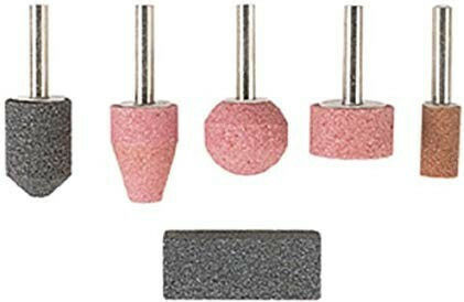 Wolfcraft Grinding Stone with Shaft 5pcs 2144000