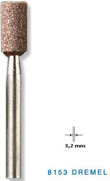 Dremel 8153 Grinding Stone with Shaft 4.8mm 3pcs 26158153JA