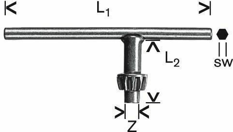 Bosch 1607950045 Κλειδί Τσοκ
