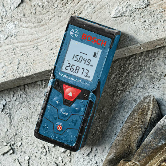 Bosch Μέτρο Laser GLM 40 Professional με Εύρος Μέτρησης 0.15m-40m