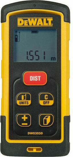 Dewalt Μέτρο Laser DW03050 Bluetooth με Δυνατότητα Μέτρησης 50m