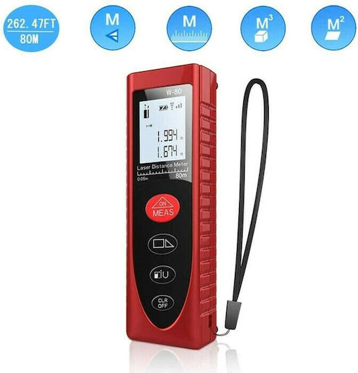 Laser Distance Meter W-80 with Range up to 80m
