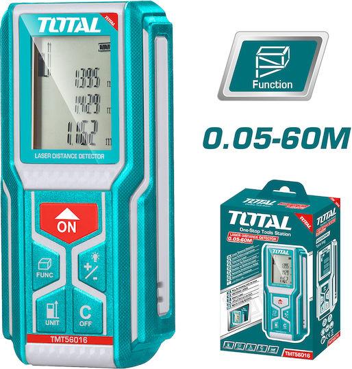 Total Laser Distance Meter TMT56016 cu Capacitate de Măsurare până la 60m