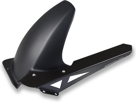 Barracuda Back Motorcycle Wheel Mudguard with Chain Guard for Honda CBR 1000 Black 1pcs