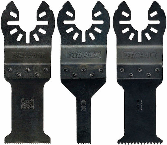 Dewalt Set Blades Multi-tool Multitool Blades 3pcs DT20713