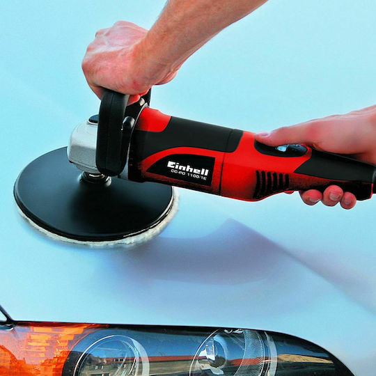 Einhell CC-PO 1100/2E Περιστροφικός Αλοιφαδόρος 1100W με Ταχύτητα 1000-3500rpm & Ρύθμιση Στροφών