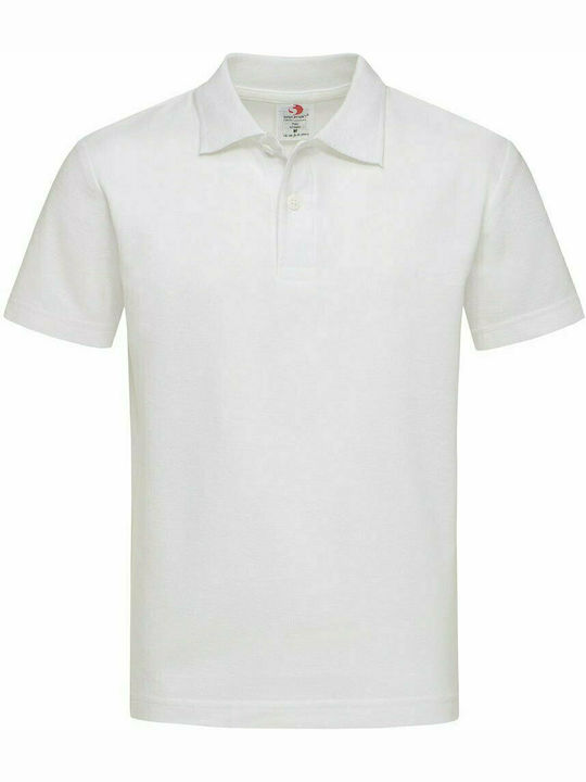 Stedman Kids Polo Short Sleeve White