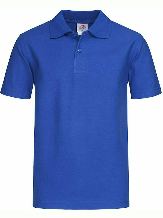 Stedman Kids Polo Short Sleeve Blue