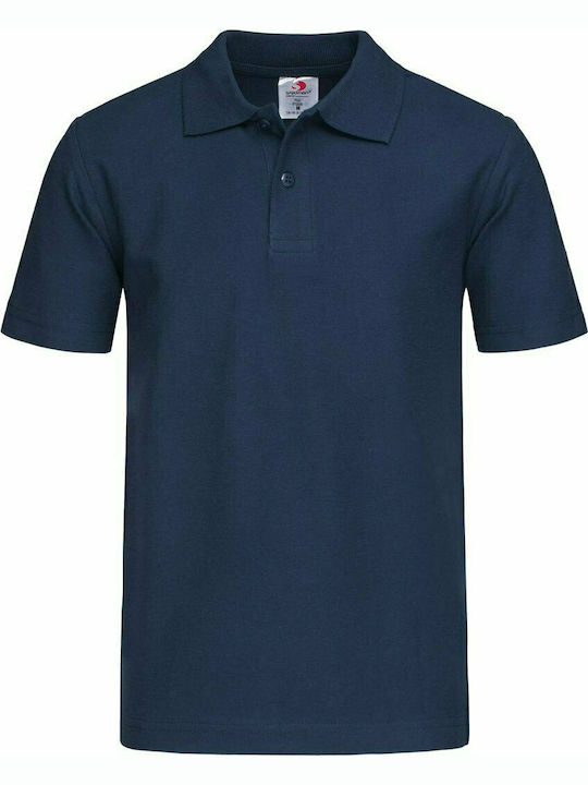 Stedman Kids Polo Short Sleeve Navy Blue