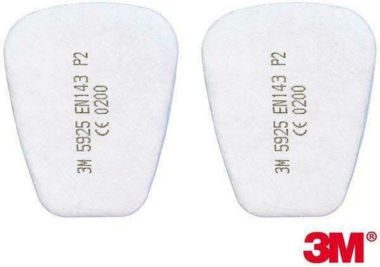 3M Particle Filters P2R Mask Prefilter