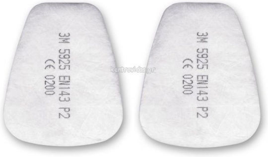 3M Particle Filters P2R Mask Prefilter