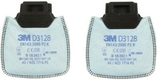 3M Φίλτρα Μάσκας 2τμχ P2