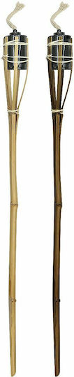 Summertiempo Decorative Torch Garden Bamboo Beige 90cm 62398