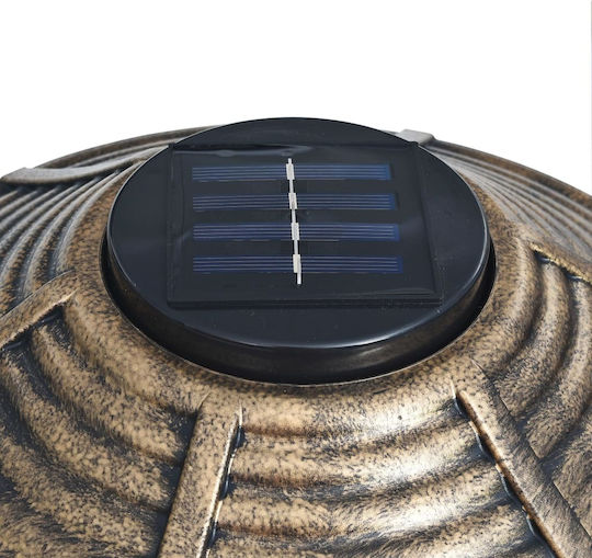 vidaXL Decorative Bird Bath Plastic with Solar LED 39cmx96cm 48221