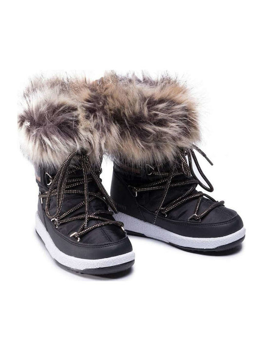 Moon Boot Kinder Gummistiefel Monaco Schwarze