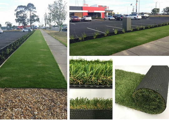 Synthetic Turf in Roll Morea with 2m Width and 40mm Height (price per sq.m)