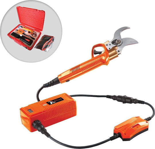 Plus ES-4002 Baumschere Batterie Bürstenlos 36V 1x5Ah mit Maximalem Schnittdurchmesser 45mm im Transportkoffer