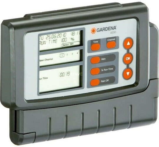 Gardena 4030 Classic Προγραμματιστής Ποτίσματος Πίνακα Ρεύματος 4 Στάσεων