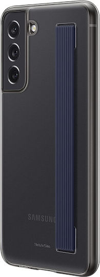 Samsung Clear Strap Cover Задна корица Пластмаса Dark Gray (Galaxy S21 FE 5G)