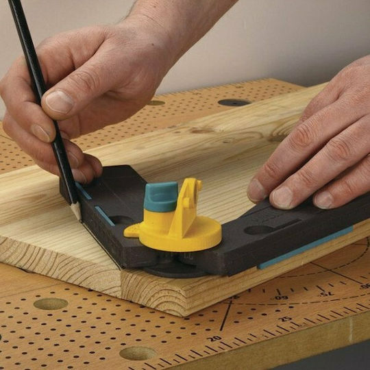 Wolfcraft Γωνιόμετρο Μαραγκών Πλαστικό με Μοιρογνωμόνιο