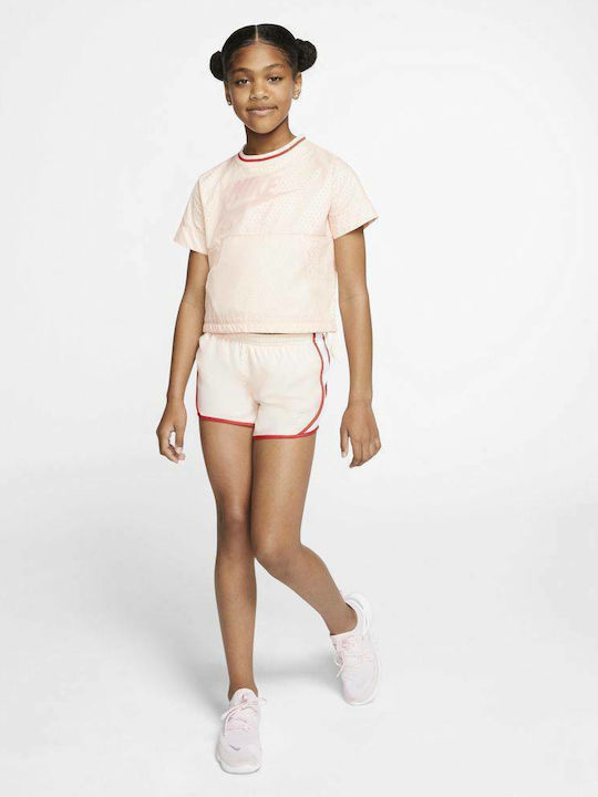 Kids' Shirt Short Sleeve Pink AIR