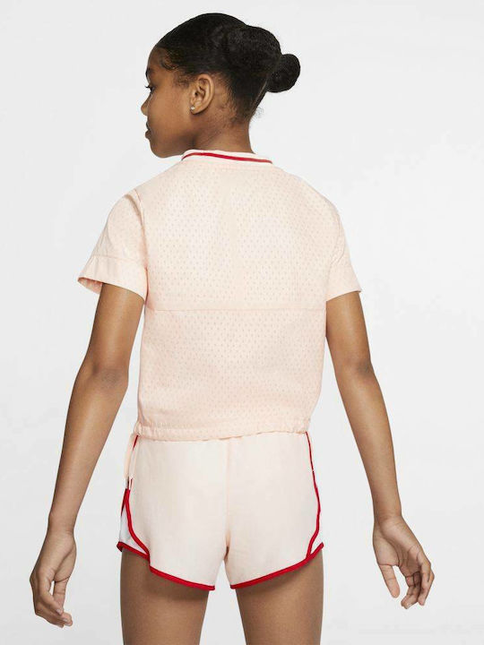 Kids' Shirt Short Sleeve Pink AIR