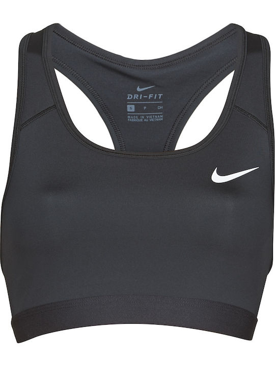 Swoosh Damen Sport-BH Schwarz