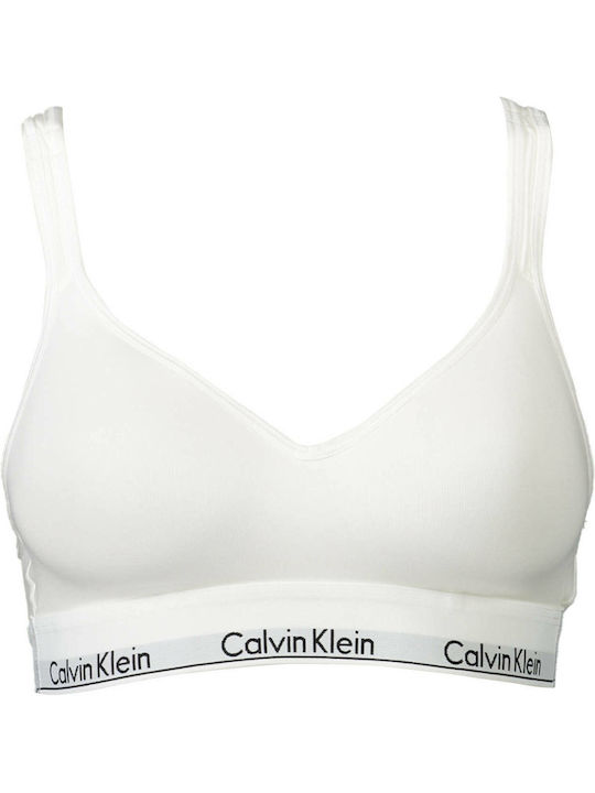 Women's Bra with Light Padding White